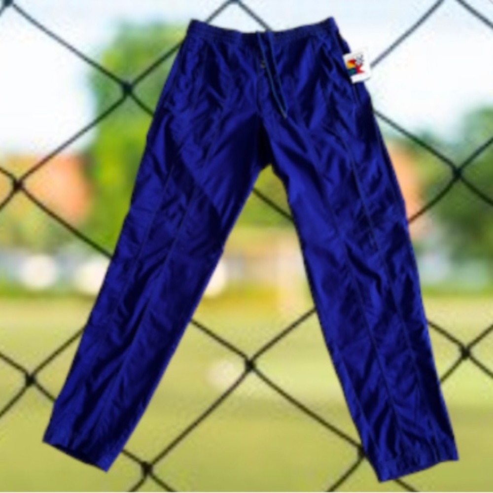Newport News medicine pant blue Elastic waist pants with drawstring to tie M